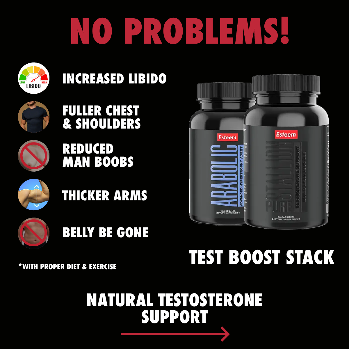 T-Boost Stack - Esteem Strong
